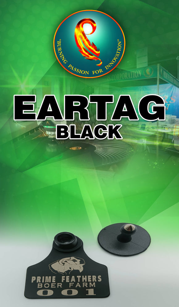 GOAT / PIG EAR-TAG (BLACK)