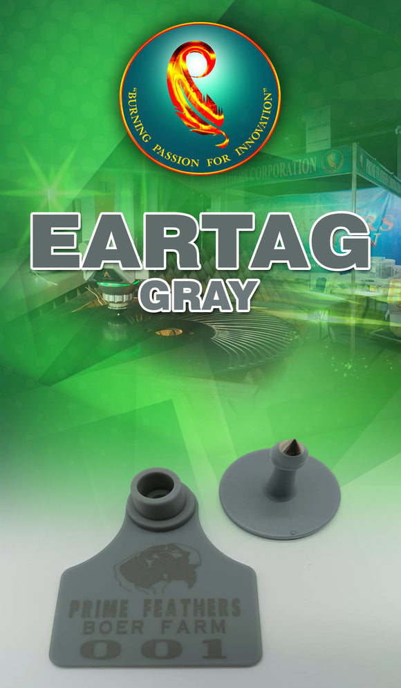 GOAT / PIG EAR-TAG ( GRAY )