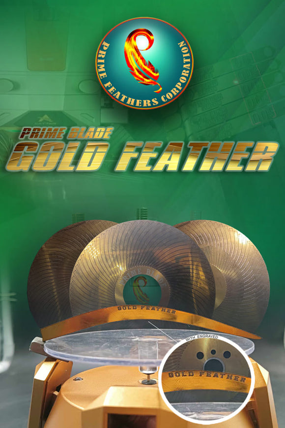 PRIME BLADE GOLD FEATHER PRECUT METAL 2.5MM